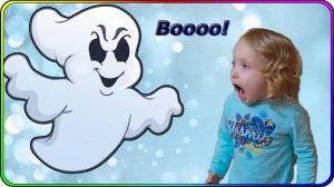 Привидение атакует! Спастись помогут - сладости! Тома и Витя прячутся!