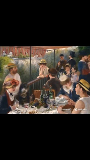 Luncheon of the Boating Party #aivideo #art #aiart #ai #painting #history #photography #midjourney смотреть онлайн