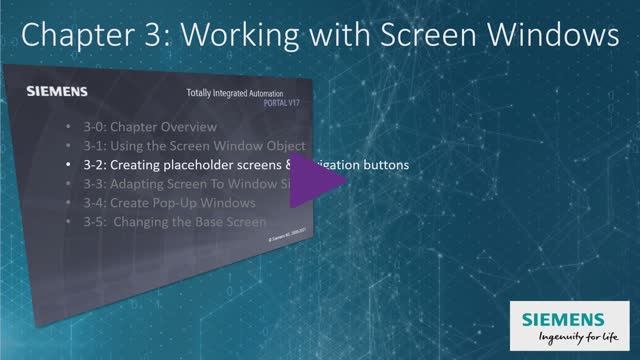 WinCC Unified V17 # 5  Build Screens and Runtime Navigation! Learn SCADA Programming #WinCCGURU