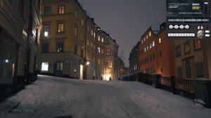 Вечерний Стокгольм зимой и плейлист радио АСТРА-Х