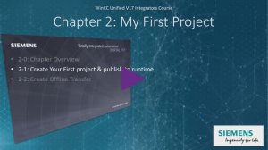 WinCC Unified V17 # 2  Create and publish your First Project! Learn SCADA Programming #WinCCGURU