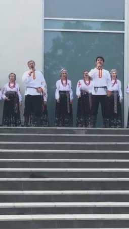 "За Россию за мою" (отрывок): народный казачий хор ЦК "Родина" (г. Анапа, 12.06.2025)