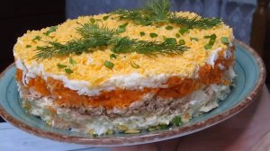 Салат, без картофеля. Вкус приятный.