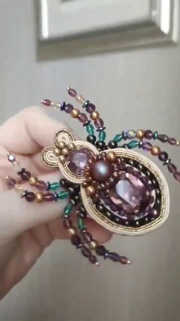 Украшения на заказ #сутажнаявышивка #handmade #украшениясвоимируками