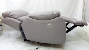 Педикюрный бьюти-реклайнер в экокоже Domus Smoky