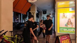 Небольшая Ночная прогулка, по улицам Бока-Ратона! ФЛОРИДА)= ВИДЕО В 2К!