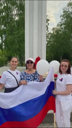 Автопробег в г.Сосновоборске  в честь Дня России!