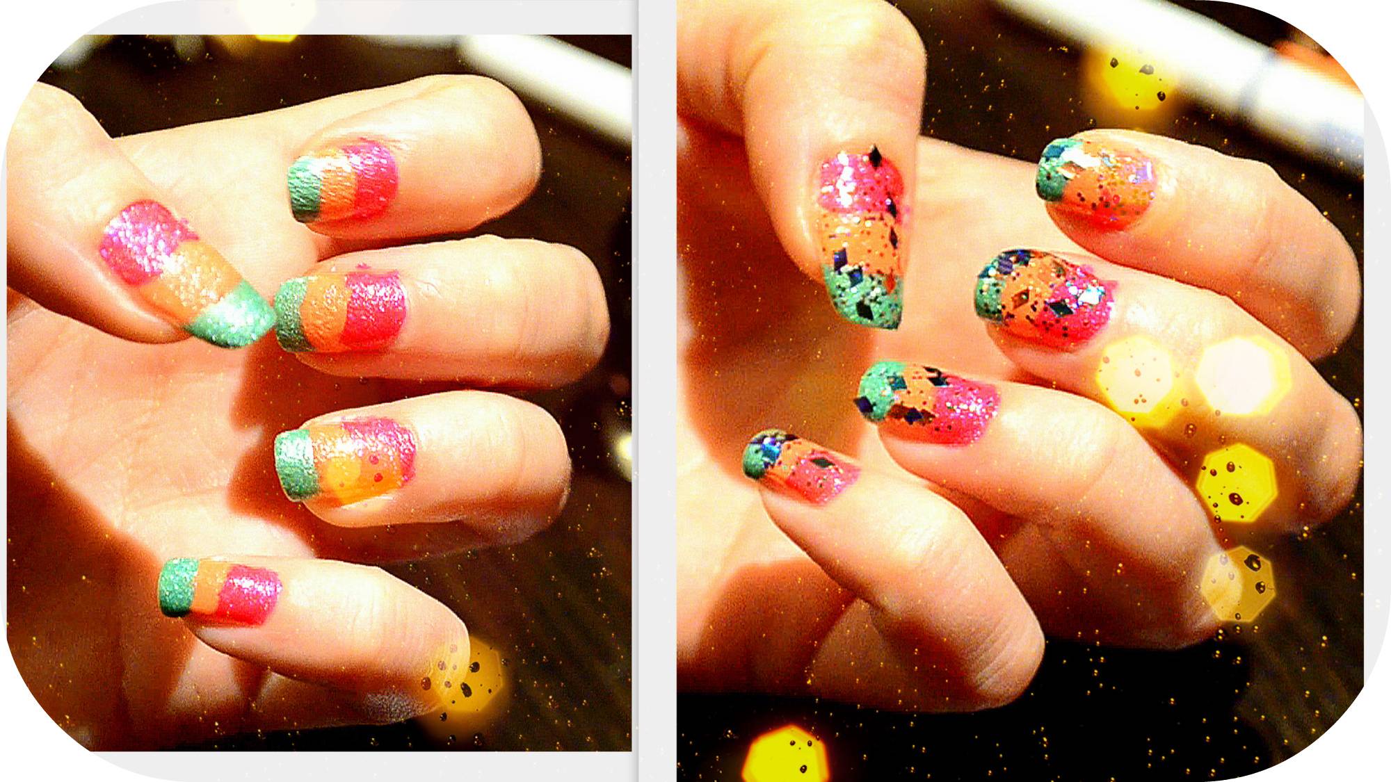 Новогодний маникюр с лаками от Ив роше на 2015 : )