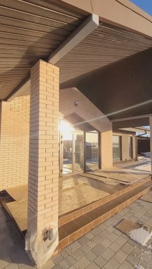 Одноэтажный дом площадью 150 кв.м с видом на Волгу.