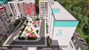 3D видео пролет ЖК "Серебряный бор"