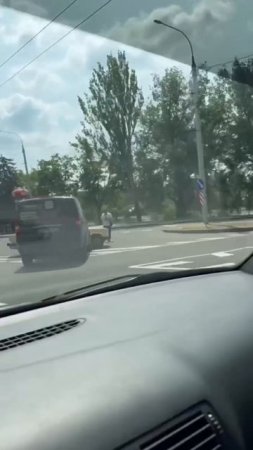 ДТП на бульваре Шевченко в Донецке