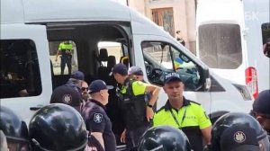 В Кишиневе задержаны несколько участников православного марша