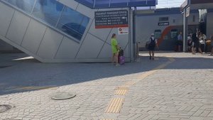 САМЫЙ БОЛЬШОЙ ЖД Вокзал железнодорожный в Крыму на городе Симферополе, центральный транспортный узел