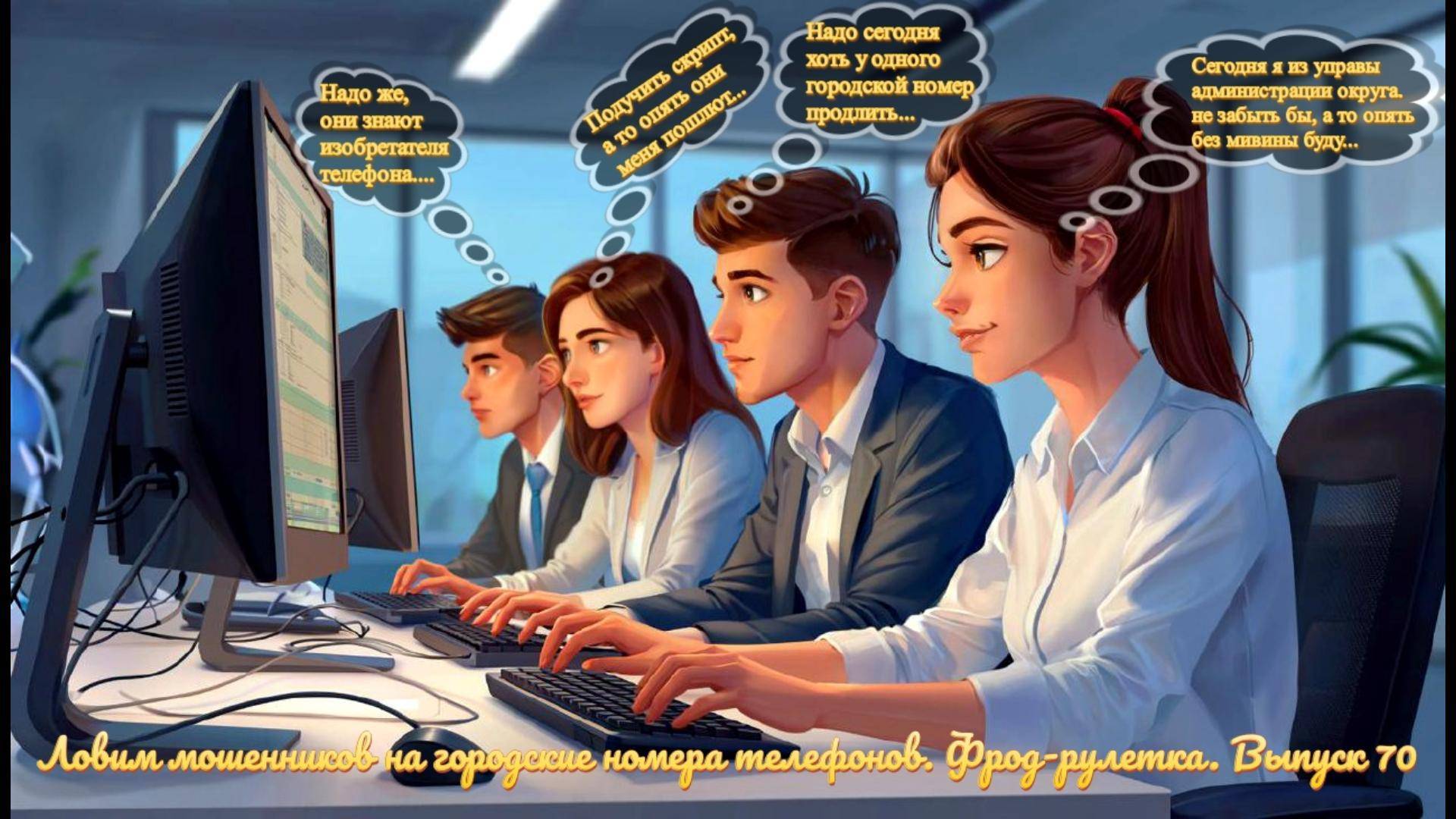 Ловим мошенников, звонящих на городские номера. Фрод-рулетка. Выпуск 70