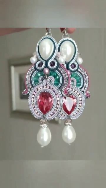 Научиться вышивать украшения в сутажной технике #сутажнаявышивка #handmade