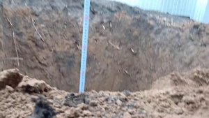 Мини погреб + траншея водопровода