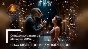 36. Сила Внушения И Самовнушения / ЛЕКЦИЯ / Мэнли П. Холл