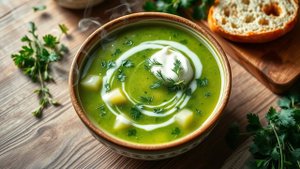 Зелёная кладезь здоровья: нежный и ароматный Крапивный Суп