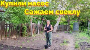 КУПИЛИ НАСОС / САЖАЕМ СВЕКЛУ (8 СЕРИЯ)
