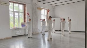 Команда ТЯНЬ ЛУН, Ростов-на-Дону. Тайцзи–Веер №1 Яншен 38 форм /Taiji - Fan №1  Yangsheng 38 form/