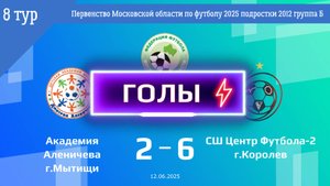 8 тур | Академия Аленичева - СШ Центр Футбола-2 (ГОЛЫ) (12.06.2025)