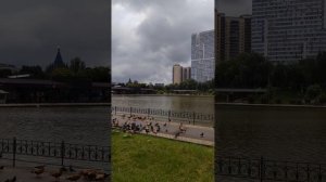 На берегу Большого Чертановского пруда