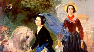 Карл Брюллов. Портрет сестер Александры и Ольги Шишмаревых.