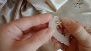 Брошь из бисера Весенняя