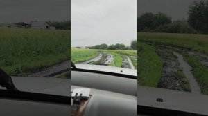 Дорога после дождя от пос.Апарки - пос.Благовещенский