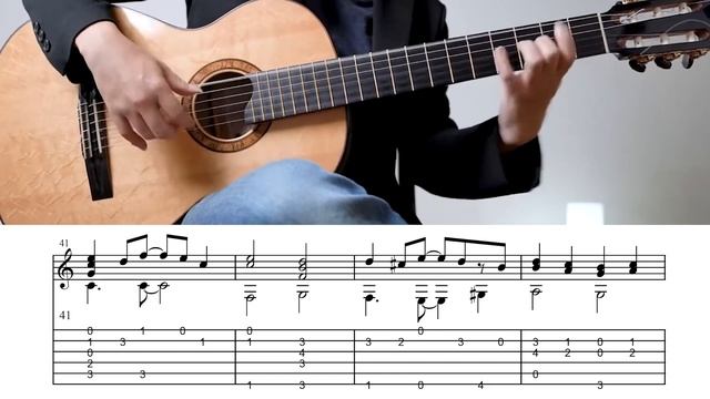 A WHOLE NEW WORLD from Aladdin на Гитаре. Уроки гитары. Ноты и Табы для Гитары IWAKI Guitar