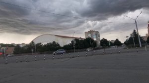 Дождевые тучи над спорткомплексом | Сальск