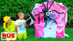 Влад и Ники играют с детскими игрушечными домиками | Подборка видео для детей!