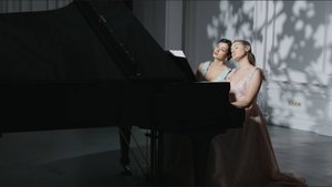 - А. Шор 
- Un Bossa in Maschera, из цикла "Вердиана" 
- Фортепианный дуэт ST-duo