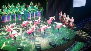 Казацкая пляска в исполнении хореографической группы ансамбля "Красная звезда"