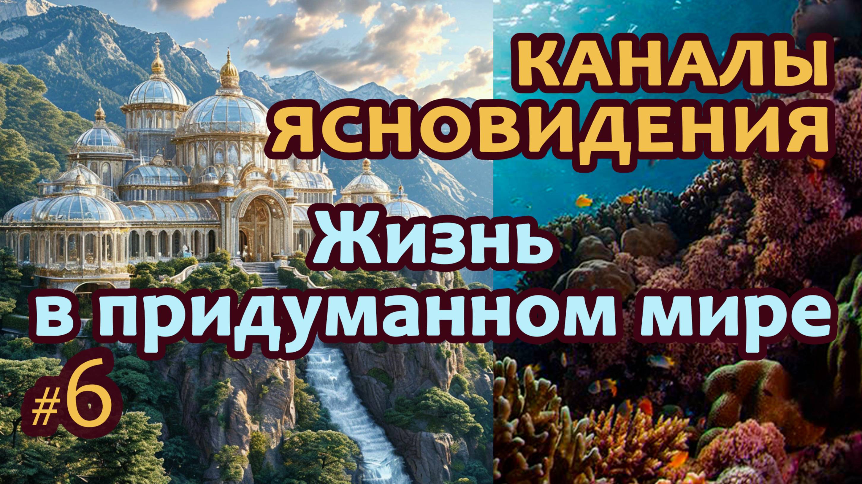 Жизнь в придуманном мире - Выпуск 6 | Работа с каналами ясновидения | Практика прямых порталов