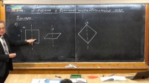 Урок физики 95. Теорема о взаимно перпендикулярных осях