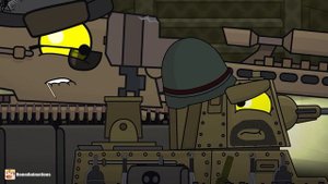 HomeAnimations – Мультики про танки  ВЫЖИТЬ в туннеле с ЗОМБИ ТАНКАМИ - Мультики про танки