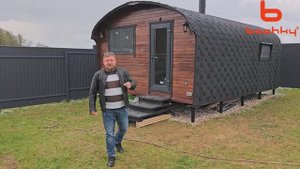 Баня бочка - Вместительная баня для большой семьи! 🛁👨👩👧👦 #семейныйотдых #баня #банябочка