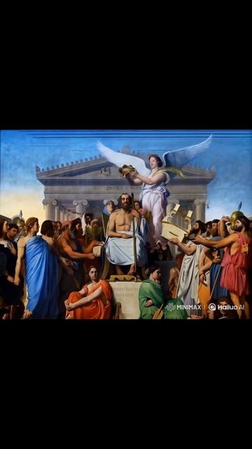 The Apotheosis of Homer #art #aiart #ai #painting #history #photographylovers #cute #midjourney смотреть онлайн