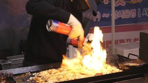 Гребешки с сыром на гриле - Корейская уличная еда