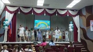 Лагерь 2025 школа 8 Кстово Открытие смены #лагерь #пришеолтный #каникулы #АйСофия #вожатые #танцы