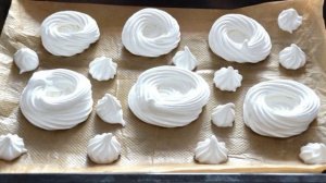 Безе со сливками