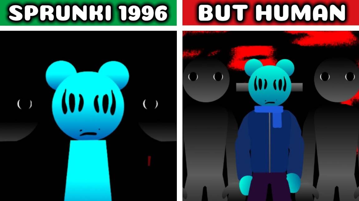 INCREDIBOX SPRUNKI 👤 | 1996: НОРМА vs HUMAN! 🤖❤️ КТО ВЫДЕЛЯЕТСЯ?