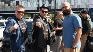 С-Пб парковка БЦ БЕНУА, Открытие сезона любителями американских авто 17.05.2025 года