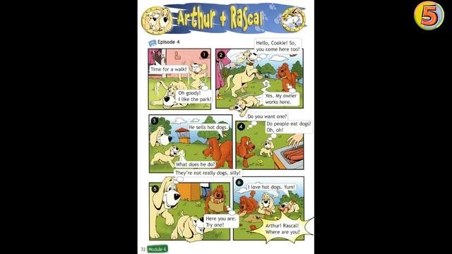 Spotlight. Английский язык. 4 класс. Стр. 72. Arthur + Rascal