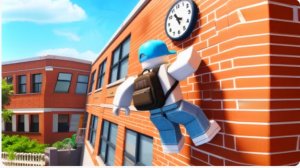 играю в побег из школы обби в роблоксе