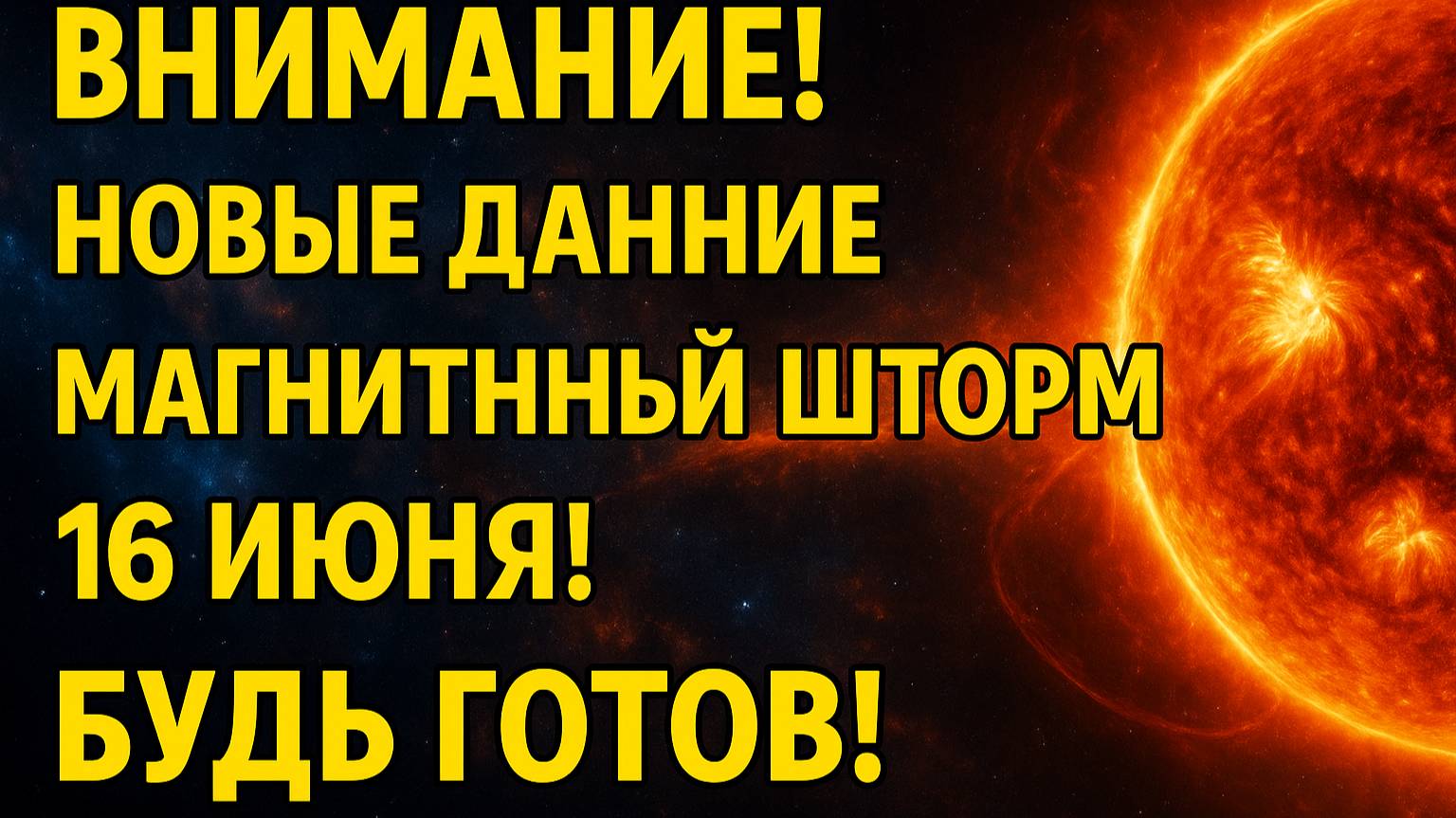 Внимание! Магнитный шторм 16 июня — срочные обновления!