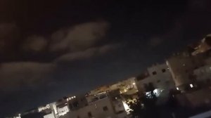 Видео прилетов в Хайфе от местных жителей