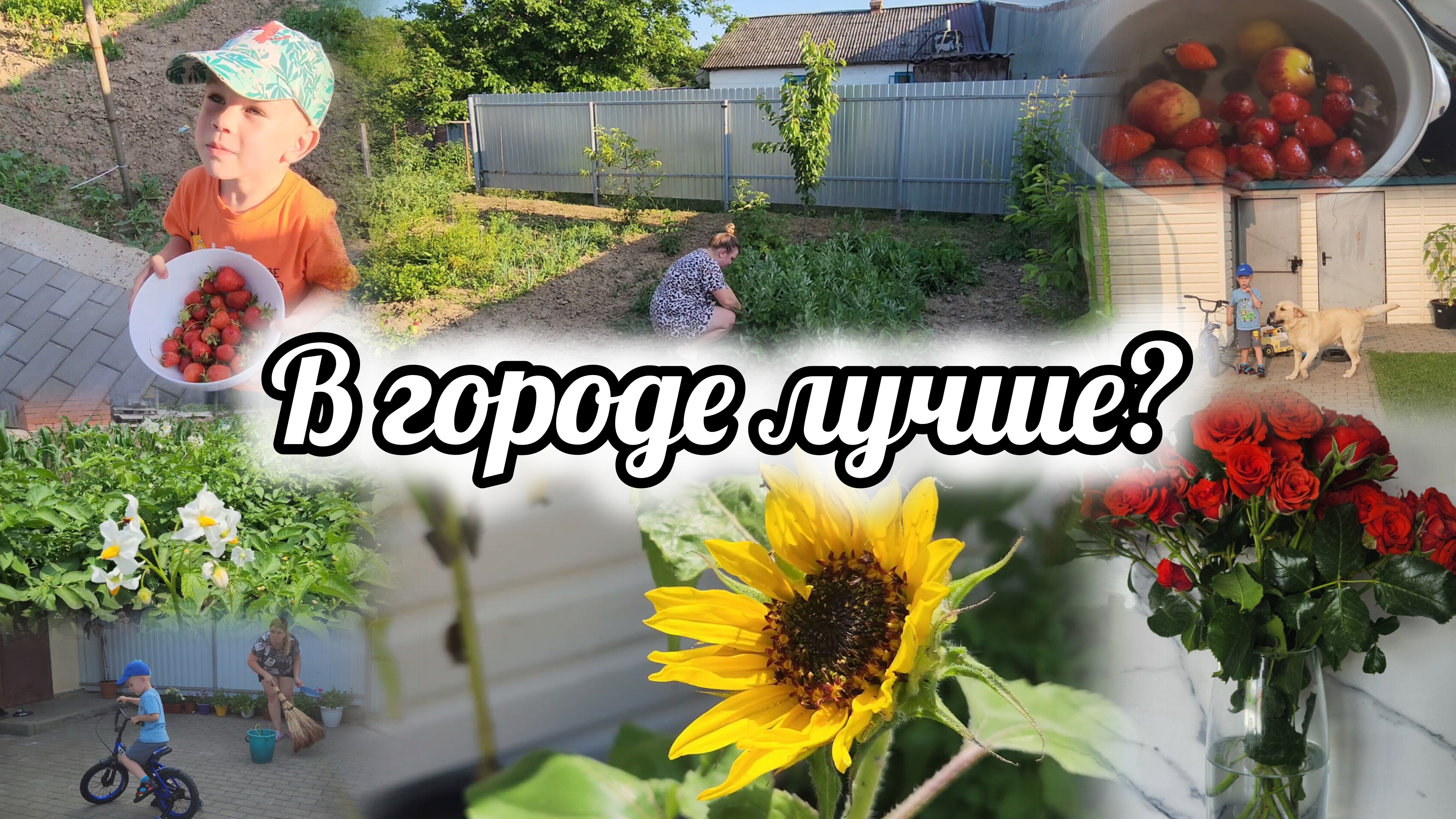 ВЛОГ🌻ДЕРЕВЕНСКАЯ АТМОСФЕРА🏡 ХОТИМ ЛИ МЫ В ГОРОД?🤔