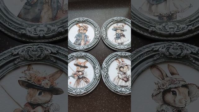 Мне так понравились панно с зайчиками, что решила сделать еще один комплект, но в другом цвете смотреть онлайн